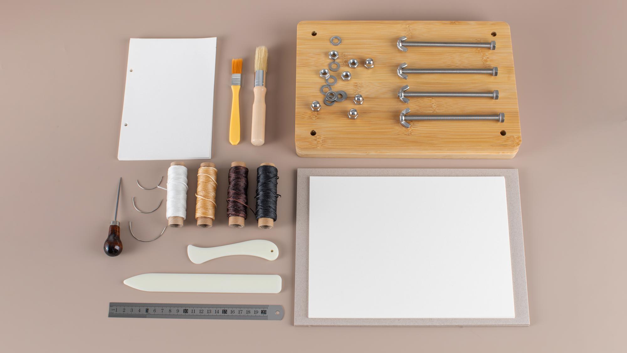 A curated kit for embroidery learners